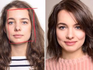 cheveux visage