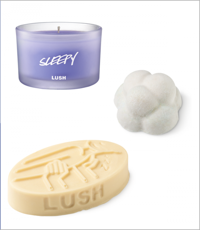 30 Sleepy paquets de Lush 